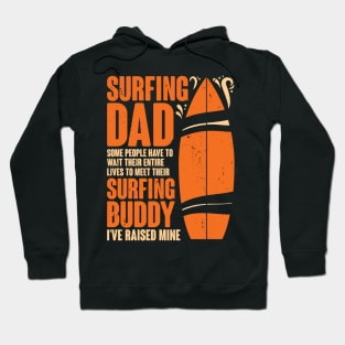 Surfing Dad Surfer Father Gift Hoodie